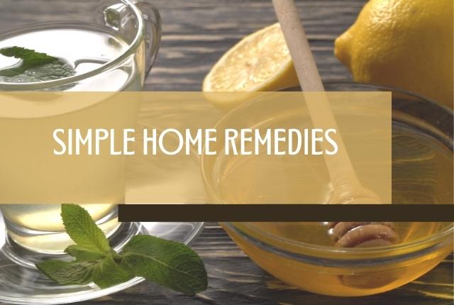 Simple Home Remedies